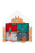 Load image into Gallery viewer, Christmas socks in 'Ginger bread House' box