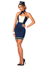 Load image into Gallery viewer, Sexy Stewardess Costume