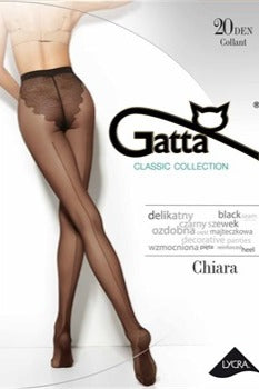 Backseam tights