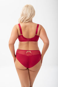 Poesia red Soft Bra