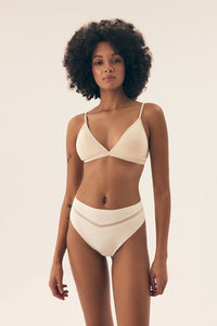 Twin pack high waist thongs