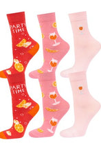 Load image into Gallery viewer, APERITIF-themed sock trio
