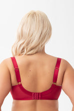 Load image into Gallery viewer, Poesia red Soft Bra
